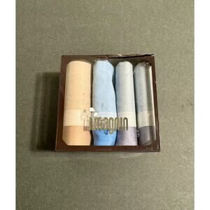 Vintage I. Magnin Men’s Fine Cotton Hankerchiefs Set of 3 New